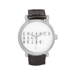 Periodic Table Writer  Wrist Watch