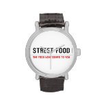 Street food  Wrist Watch