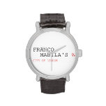 franco    mabila's  Wrist Watch