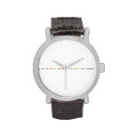 es mejor no tener cosas que tener cosas y no tener con quien compartirlas  Wrist Watch