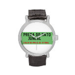 presa do rato     juncal  Wrist Watch