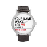 Your Name WAKX LOU  Wrist Watch