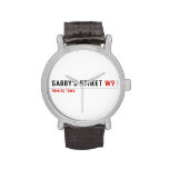 gabby's street  Wrist Watch