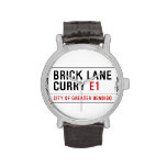 Brick Lane Curry  Wrist Watch