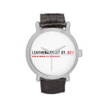 leathermarket St.  Wrist Watch