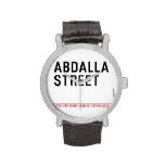 Abdalla  street   Wrist Watch