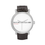 ratchets boulevard  Wrist Watch