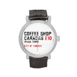 Coffee shop Caracas  Wrist Watch