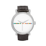 department of chemistry  Wrist Watch