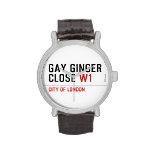 GAY GINGER CLOSE  Wrist Watch