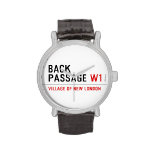 Back Passage  Wrist Watch