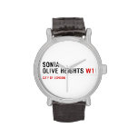 Sonia olive heights  Wrist Watch