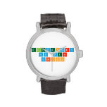 Elementary
 my dear
 Watson  Wrist Watch