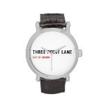 THREE POINT LANE  Wrist Watch
