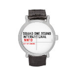 SQUAD ONE SOUND INTERNATIONAL   Wrist Watch
