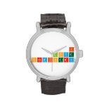 I
 love
 chemistry  Wrist Watch