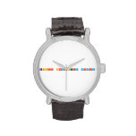 Kashif Chemistry Wizard  Wrist Watch