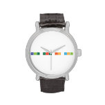 being smart is cool  Wrist Watch