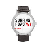 Surfing Road  Wrist Watch