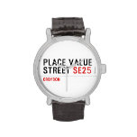 Place value Street  Wrist Watch