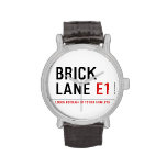 Brick lane  Wrist Watch