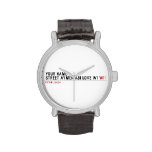 Your Name Street aymen abi love w1  Wrist Watch