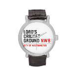LORD'S CRICKET GROUND  Wrist Watch