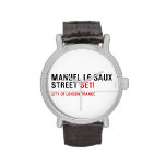 Manuel le Saux Street  Wrist Watch