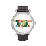 Pe|riodic
 t|a|b|l|e
 Writ|e|r  Wrist Watch