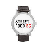 Street Food  Wrist Watch