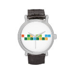 I use all my 
   elements  Wrist Watch
