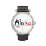 LOVE Street  Wrist Watch