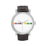 chemical bonding  Wrist Watch