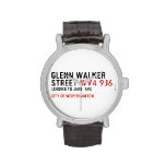 glenn walker street  Wrist Watch