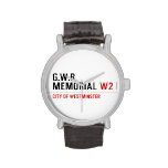 G.w.r memorial  Wrist Watch