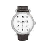 GREAT
 FLASH
 FIC
 TION  Wrist Watch