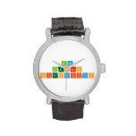 Los 
 Leones 
 cientificos   Wrist Watch