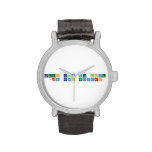 keep calm and love 
 jim ramos escuadro  Wrist Watch
