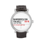 Banford's Gin  Palace  Wrist Watch