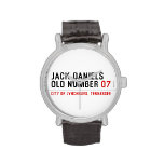 Jack Daniels Old Number  Wrist Watch