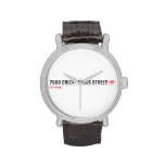 7800 Credit cards street  Wrist Watch