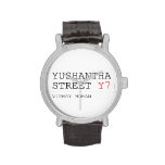 Yushantha  Street  Wrist Watch