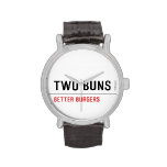  TWO BUNS  Wrist Watch
