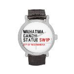 muhatma gandhi statue  Wrist Watch