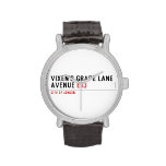 Vixen's Grape Lane  Avenue  Wrist Watch