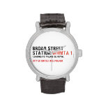 BROAD STREET STATION  Wrist Watch