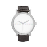 I think luv inspires science its all chemistry  Wrist Watch