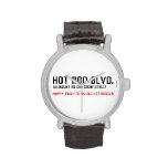 Hot Rod Blvd.  Wrist Watch