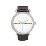 PeriodicTableWriter  Wrist Watch