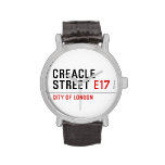 Creacle Street  Wrist Watch